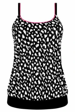 Amoena Prothesen-Tankini-Oberteil Manila -Unterwäsche Verkäufe 2024 Amoena Tankini Top Manila BL 71658 schwarz weiss 03 1280x1280